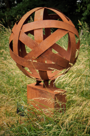 Régine Dulière - Méridiens (Corten steel)